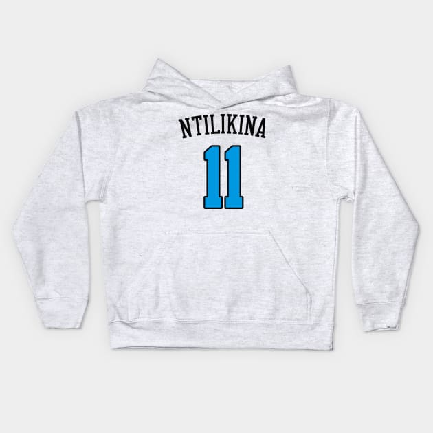 ntilikina Kids Hoodie by telutiga